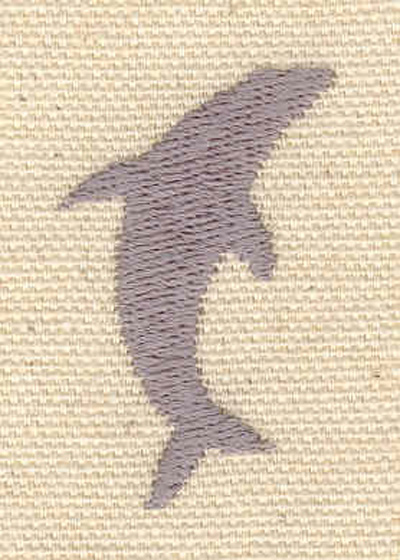 Embroidery Design: Dolphin C 1.00w X 1.50h