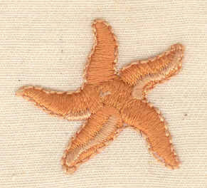 Embroidery Design: Starfish 1.20w X 1.10h