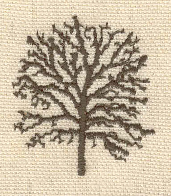 Embroidery Design: Tree A  1.80"h x 1.60"w