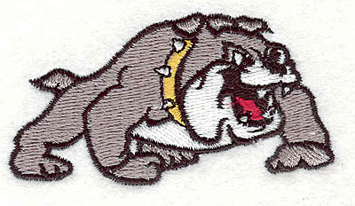 Embroidery Design: Bulldog B1.55" x 3.00"