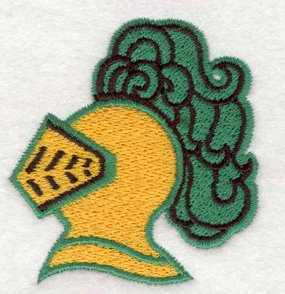 Embroidery Design: Knight Head  2.53" x 2.37"