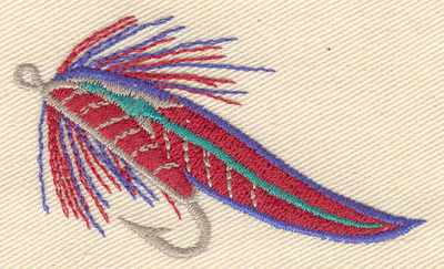 Embroidery Design: Fishing Lure 2.75w X 2.63h