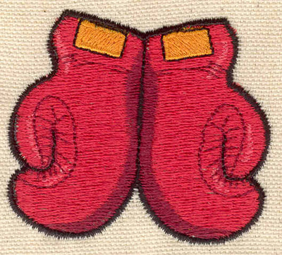 Embroidery Design: Boxing Gloves 2.50w X 2.20h