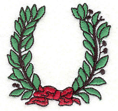 Embroidery Design: Wreath 2 2.00" X 2.00"
