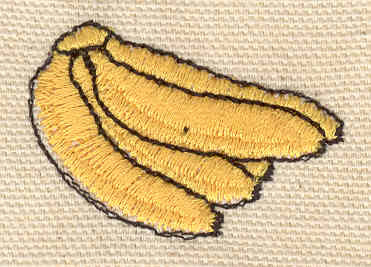 Embroidery Design: Bananas 1.57w X 1.08h
