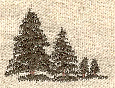 Embroidery Design: Evergreens D 1.81w X 1.37h