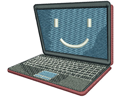 Embroidery Design: Laptop Lg 3.53w X 3.18h