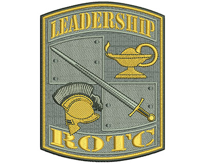 Embroidery Design: Leadership ROTC Lg 3.49w X 4.52h