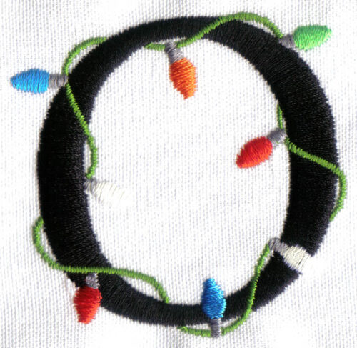 Embroidery Design: Christmas Light O2.28w X 2.20h