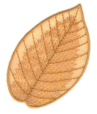 Embroidery Design: Birch leaf with fill large2.73w X 2.98h