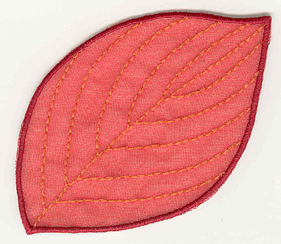 Embroidery Design: Dogwood leaf large3.21w X 2.74h