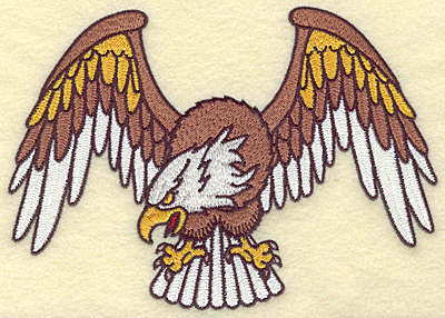Embroidery Design: American Eagle6.95w X 4.89h