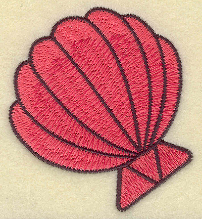 Embroidery Design: Seashell 2.81w X 3.05h