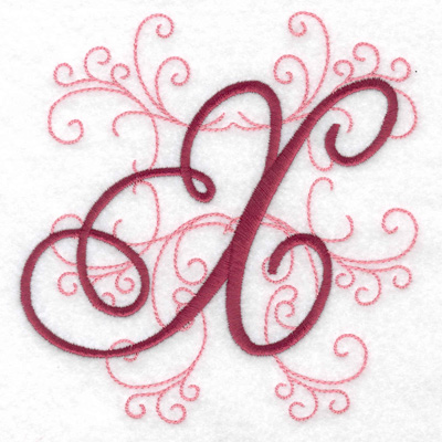 Embroidery Design: X large 4.83w X 4.97h
