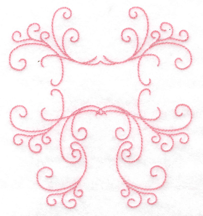 Embroidery Design: Background swirls large 4.46w X 4.97h