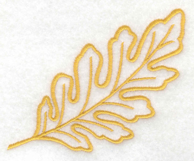 Embroidery Design: Oak leaf 3.70w X 2.91h