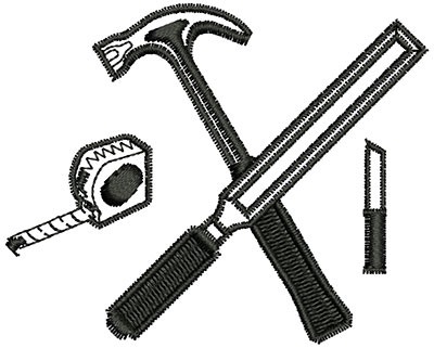 Embroidery Design: Tools 2.49w X 2.01h