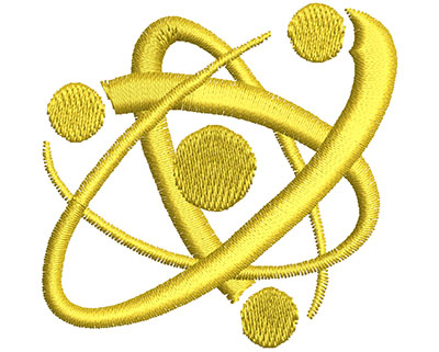 Embroidery Design: Science Symbol  2.15w X 2.09h