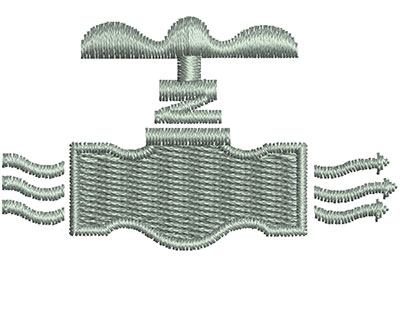 Embroidery Design: Water Tap 2.00w X 1.35h