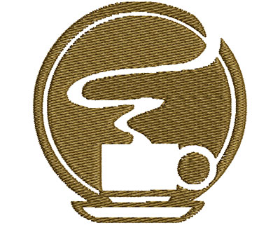 Embroidery Design: Cup of Coffee 1.89w X 1.95h