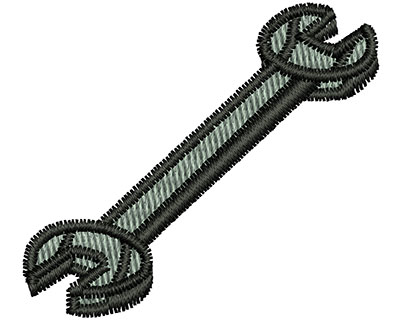 Embroidery Design: Wrench 1.61w X 1.43h