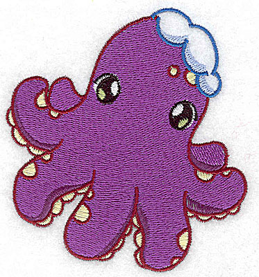 Embroidery Design: Octopus 3.50w X 3.88h