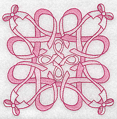 Embroidery Design: Ribbons and bows large 4.94w X 4.95h