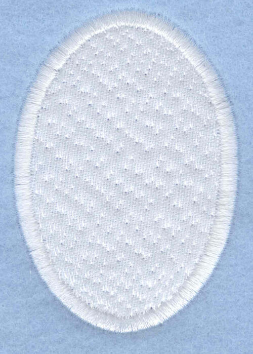 Embroidery Design: Single egg applique medium1.91w X 2.74h