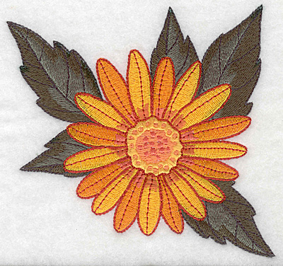 Embroidery Design: Aster large 4.93w X 4.99h