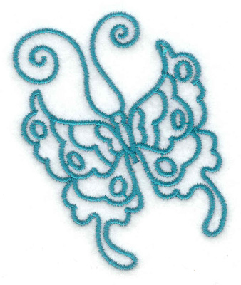 Embroidery Design: Butterfly B  2.55w X 3.02h