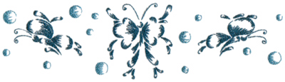 Embroidery Design: Butterflies & Bubbles 110.10" x 2.76"