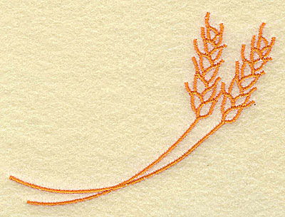 Embroidery Design: Wheat sheaves 3.66w X 2.90h