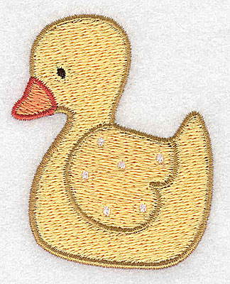 Embroidery Design: Duckie 2.18w X 2.70h