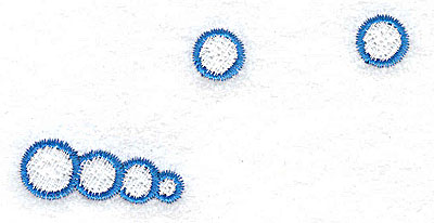 Embroidery Design: Bubbles large 3.25w X 1.66h