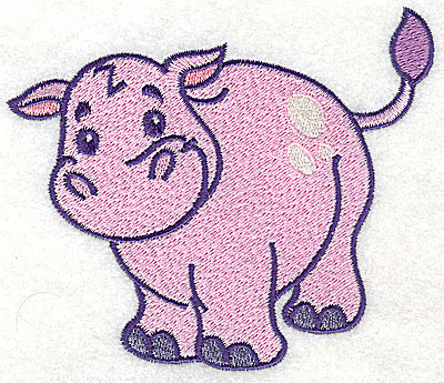 Embroidery Design: Hippopotamus large 4.28w X 3.70h