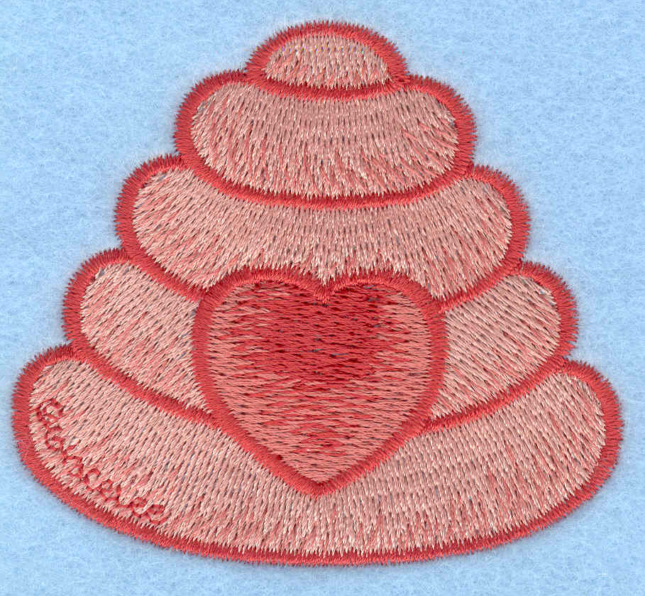 Embroidery Design: Beehive with heart medium2.89w X 2.59h