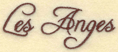 Embroidery Design: Les Anges3.52w X 1.49h