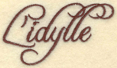 Embroidery Design: Lidylle3.03w X 1.71h