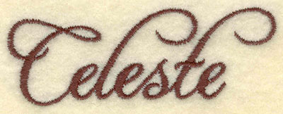 Embroidery Design: Celeste3.03w X 1.11h