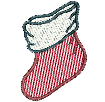 Embroidery Design: Christmas stocking 1.93w X 2.92h