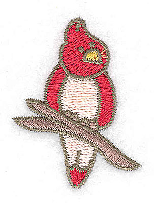 Embroidery Design: Cardinal 1.63w X 2.13h