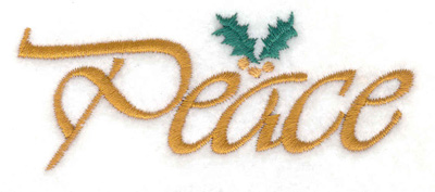 Embroidery Design: Peace large 3.50w X 1.36h