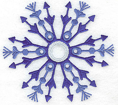 Embroidery Design: Snowflake 5 large 4.95w X 4.49h