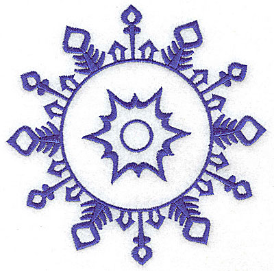 Embroidery Design: Snowflake 8 large 4.93w X 4.94h