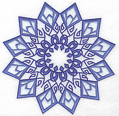 Embroidery Design: Snowflake 1 jumbo 6.99w X 6.99h