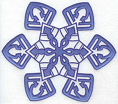 Embroidery Design: Snowflake 7 jumbo 8.05w X 7.00h