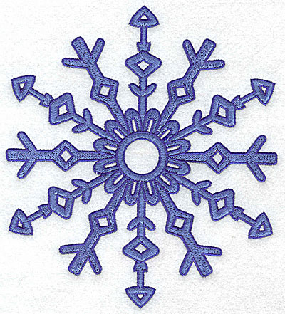 Embroidery Design: Snowflake 9 jumbo 6.26w X 7.00h