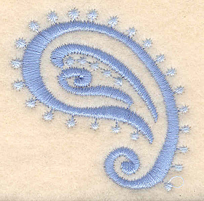 Embroidery Design: Paisley large 1.80w X 1.87h