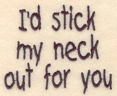 Embroidery Design: Neck out large2.64"H x 2.36"W