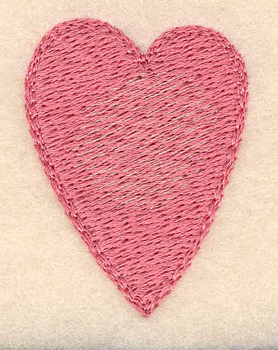Embroidery Design: Heart large1.81"H x 1.35"W